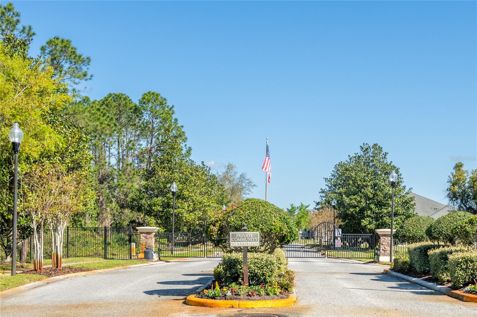 Once again, gated entrance