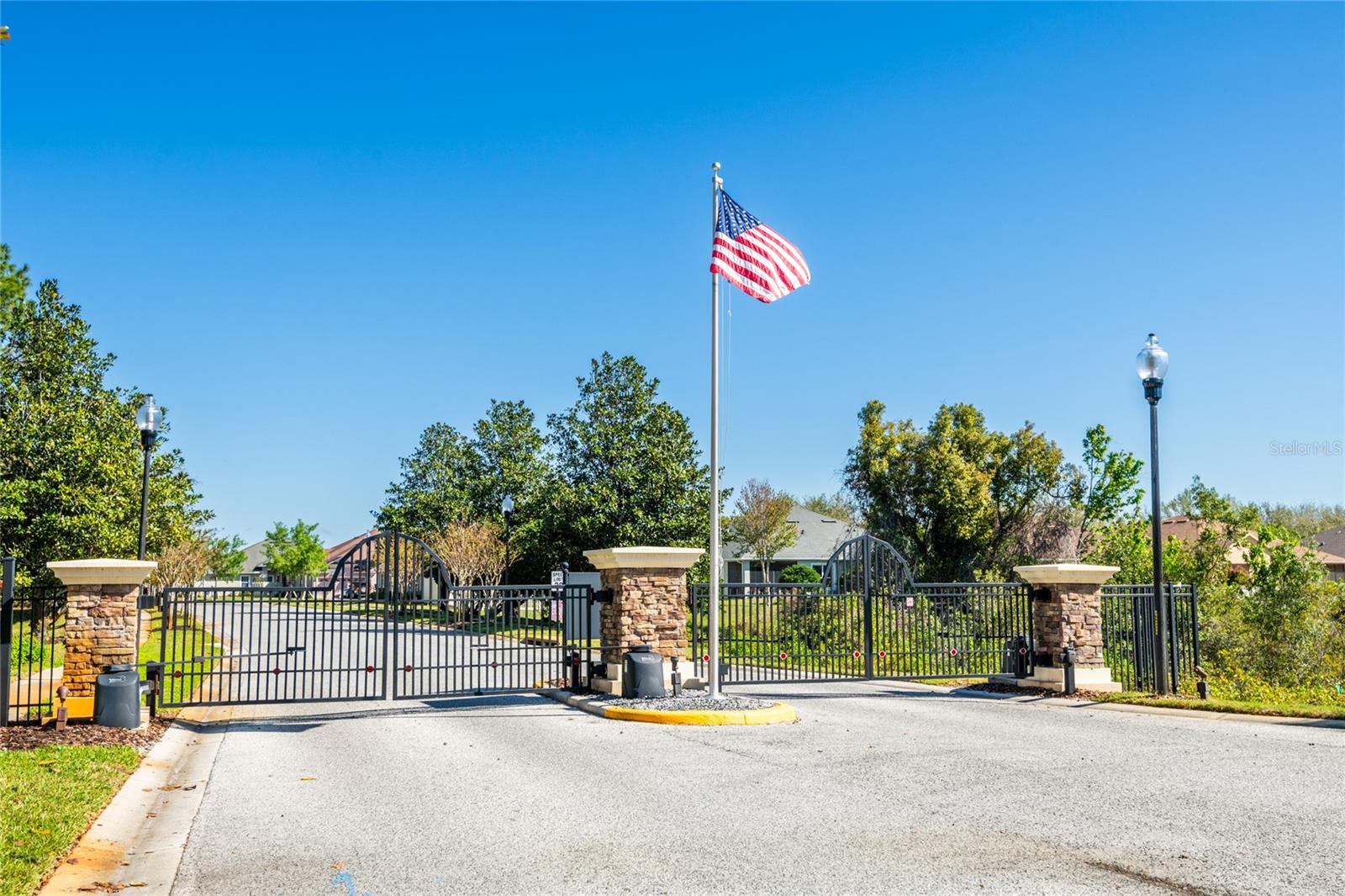 Gated entrance