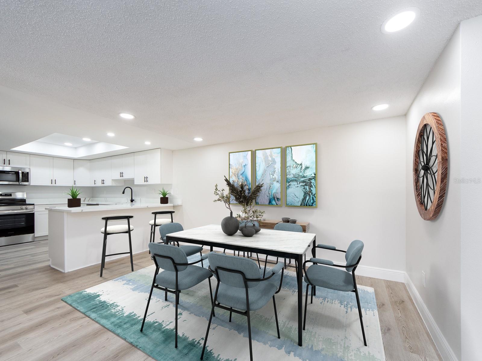 DINING ROOM  AND SEPARATE BREAKFAST BAR