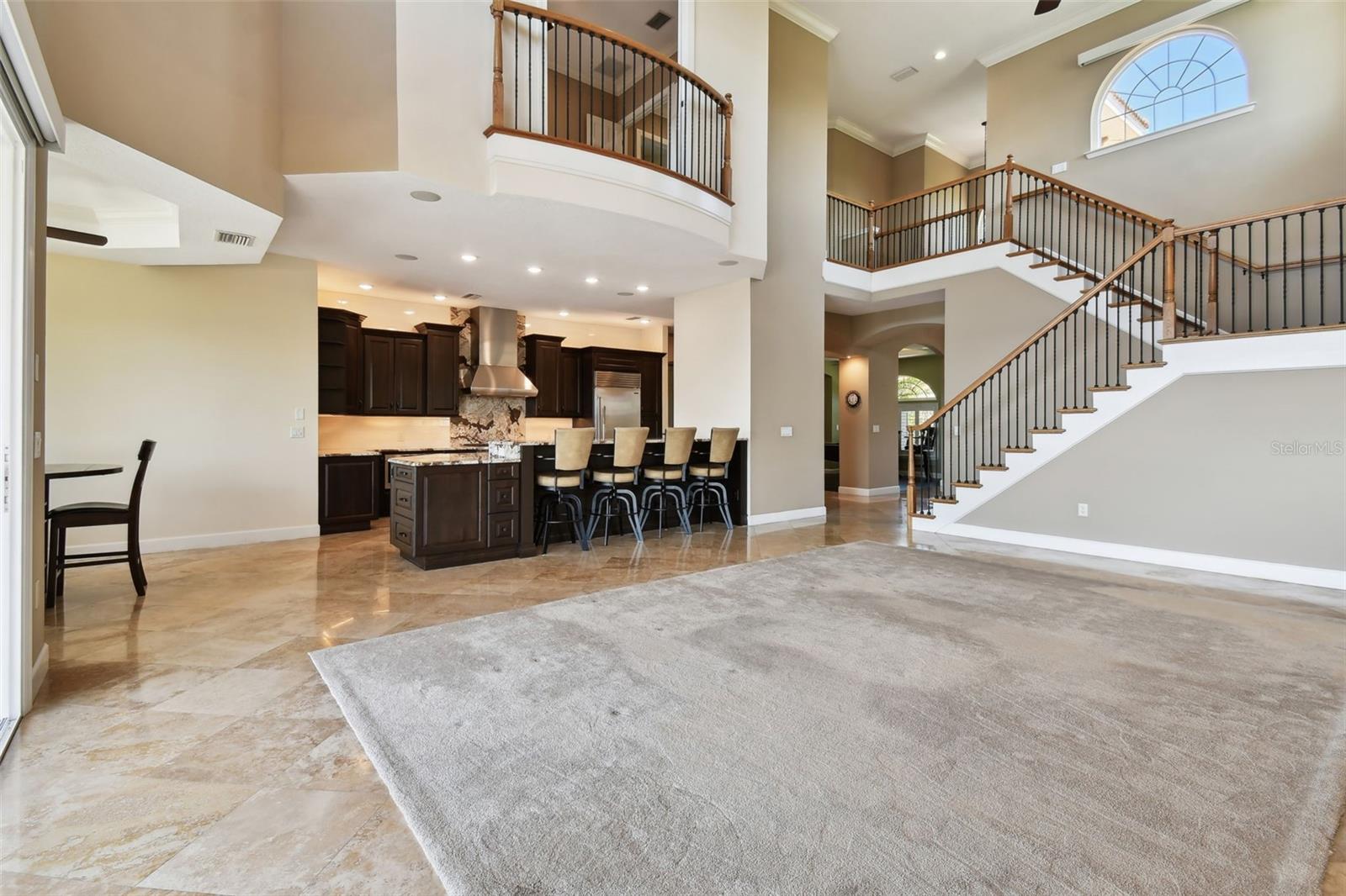 Home has 20, 12 & 10 Foot Ceilings
