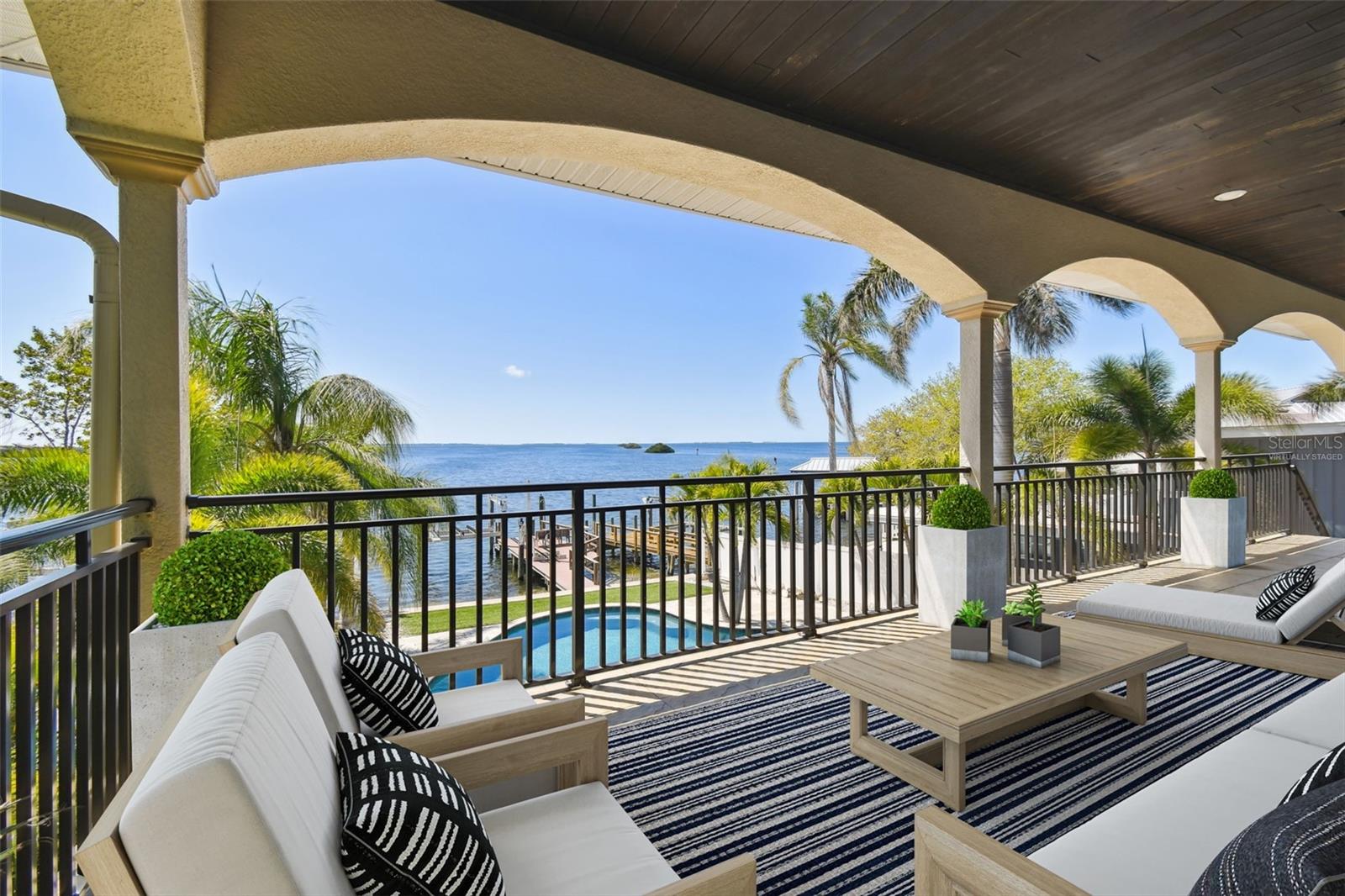 Virtually Staged.  Relax while enjoying the view.
