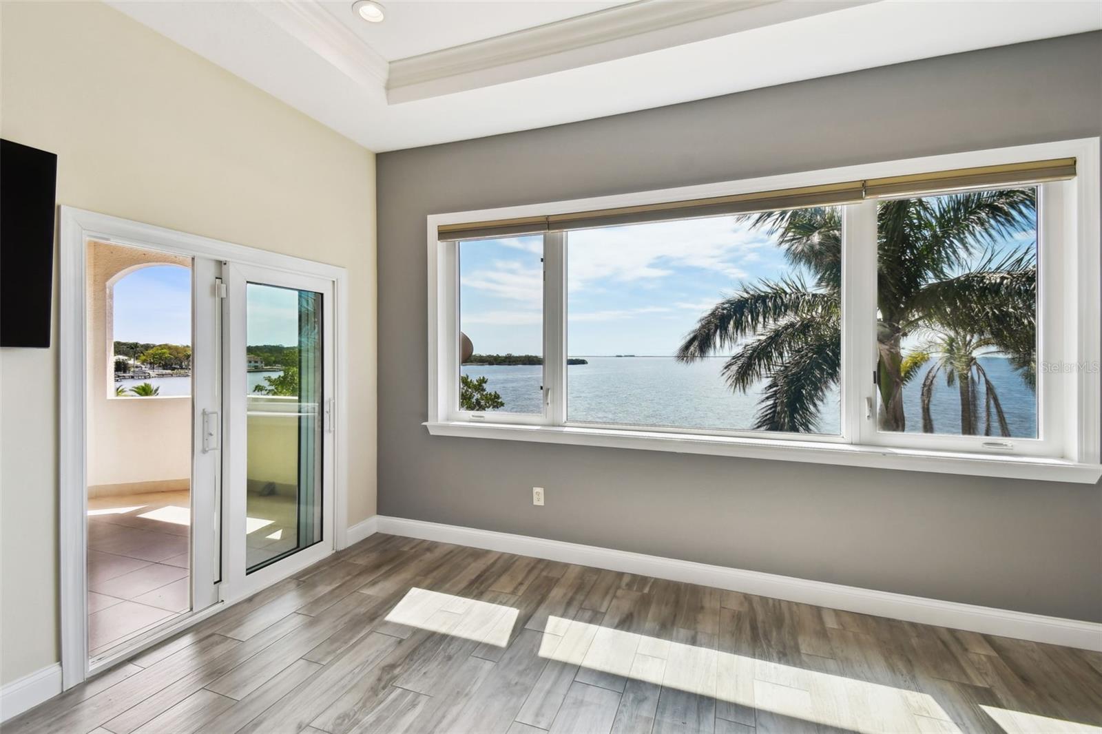 Primary BR- Gulf Views, Balcony, Impact Glass