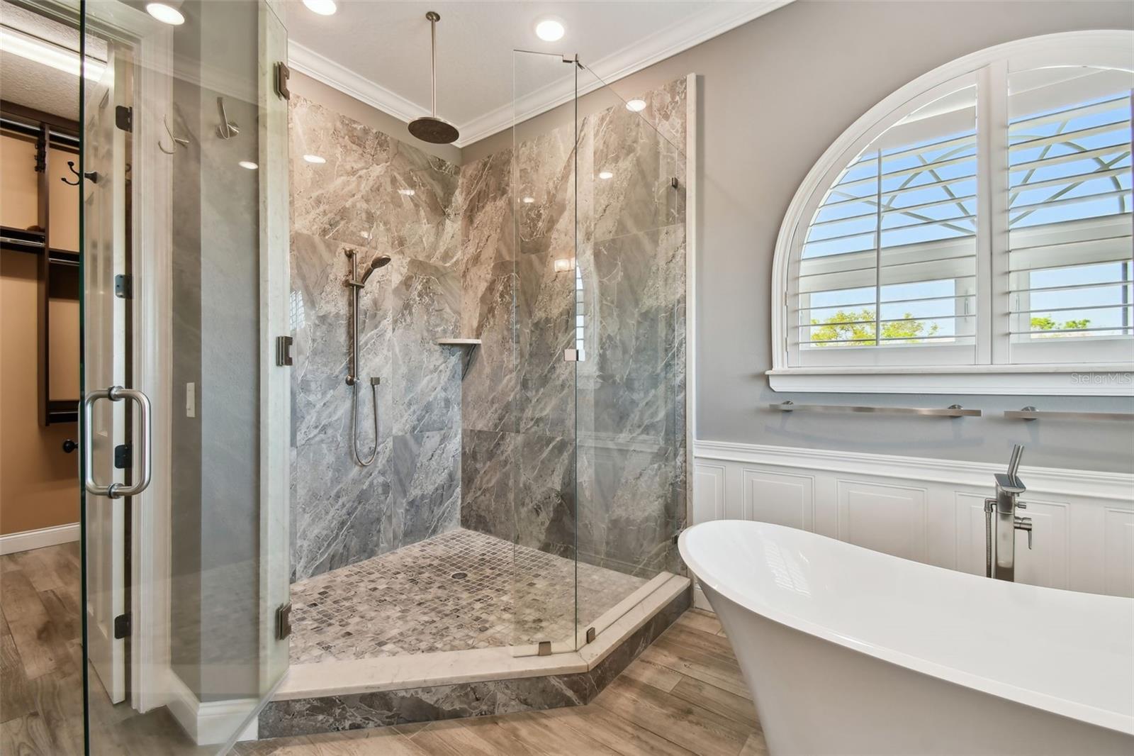 Custom spa-like shower
