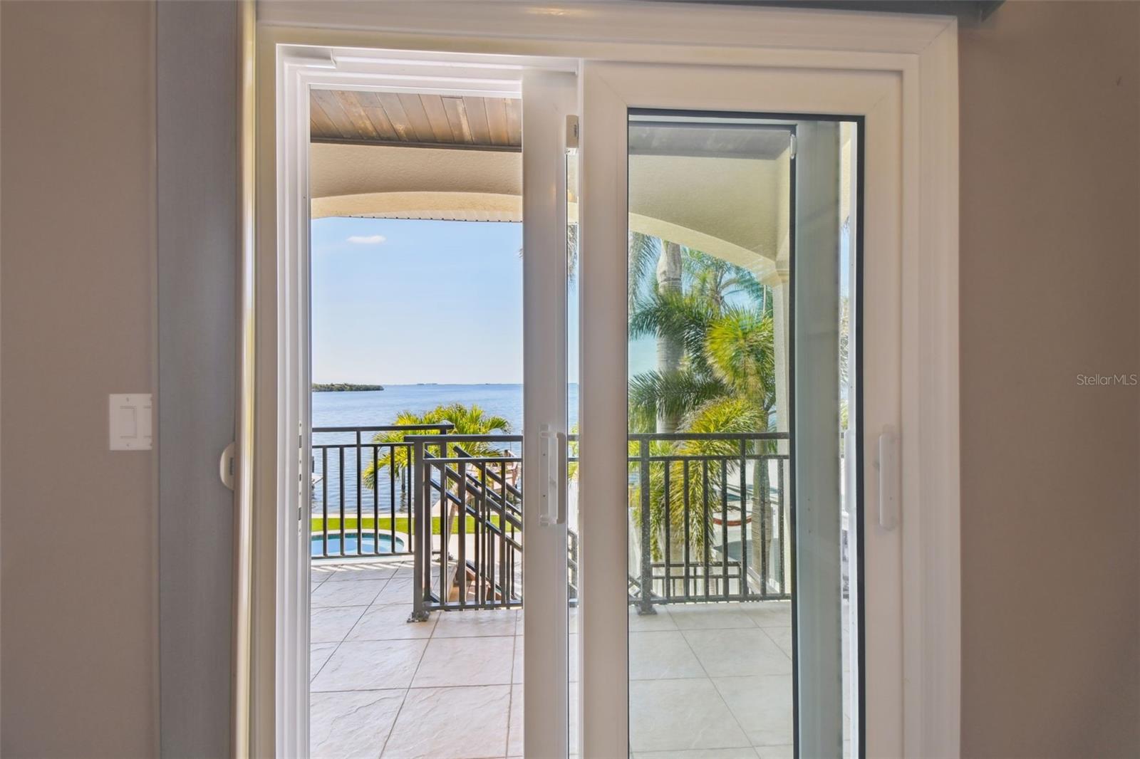 View of Gulf, through Bedroom 2 Sliders