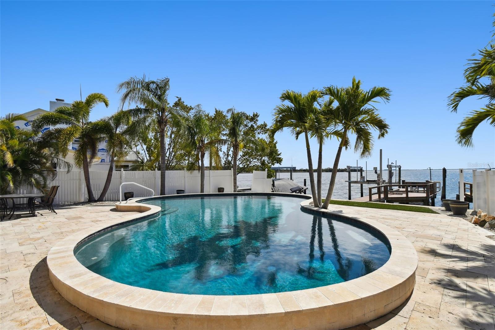Travertine Pool Deck