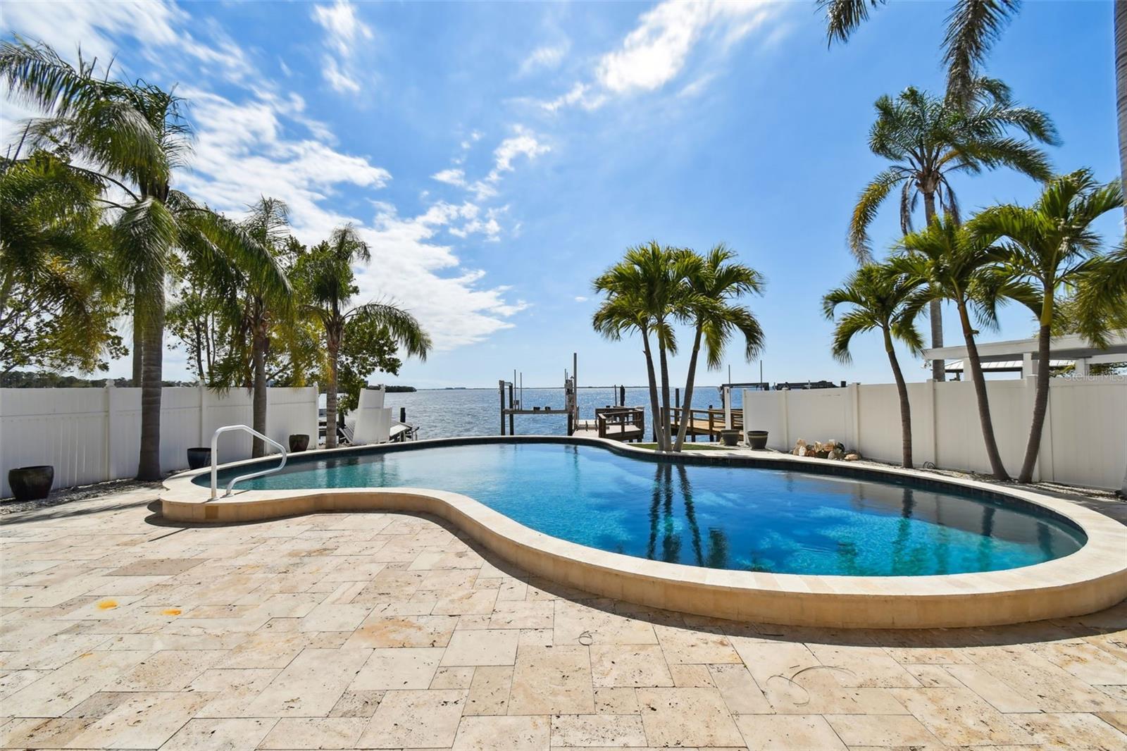 Heated salt  water pool