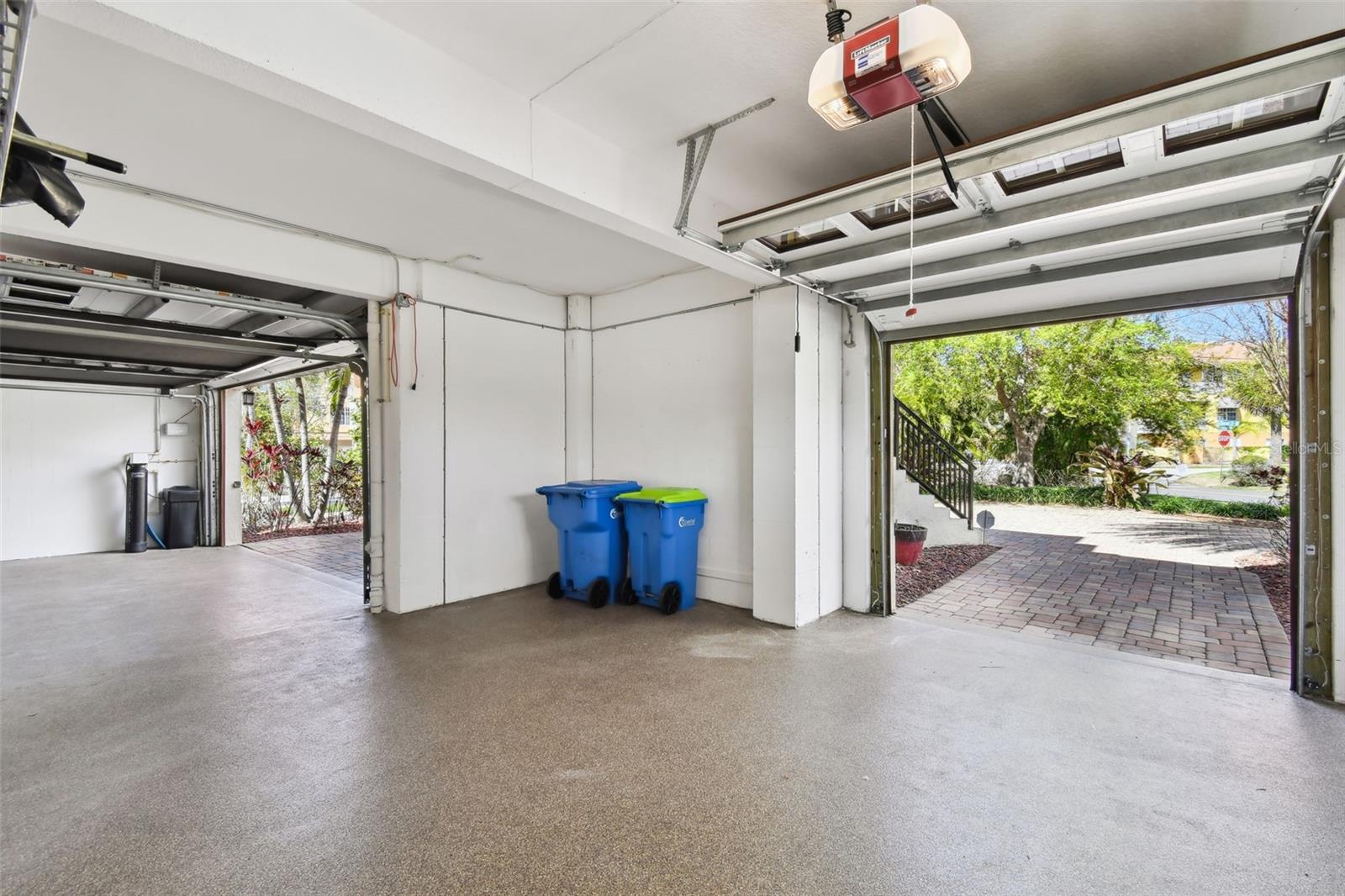 Off street parking in garage & large driveway