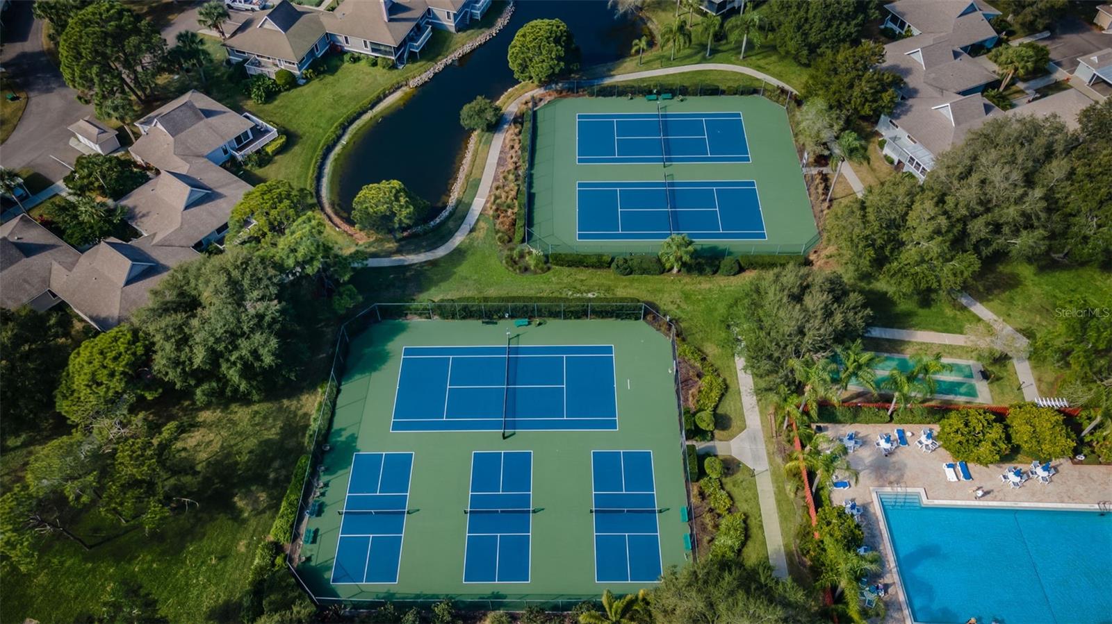 Pickleball Courts - Tennis CourtsS Pointe Alexis Dr, Tarpon Springs, FL 34689