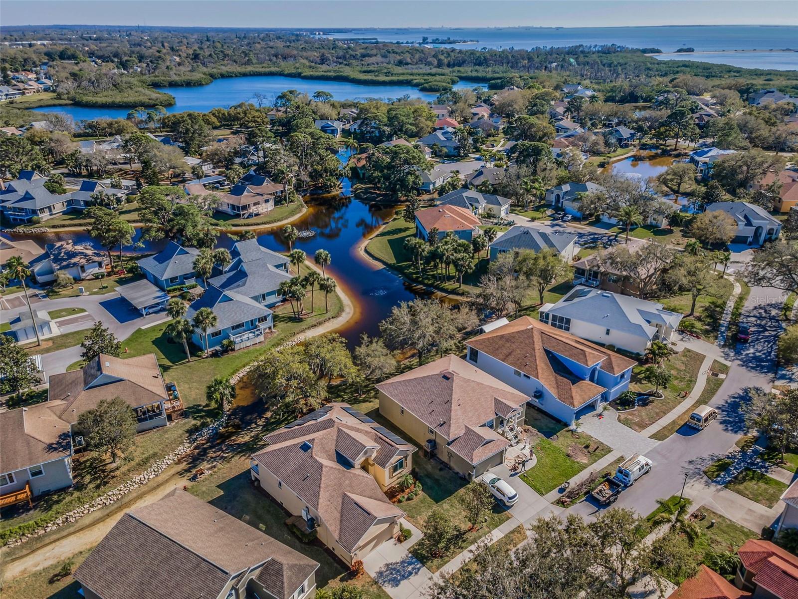 Aerial View1010 Blue Heron Way, Tarpon Springs, FL 34689