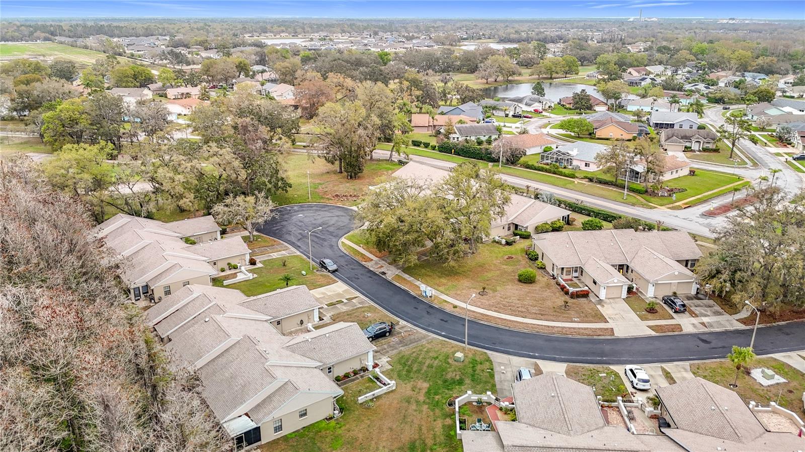 Aerial view of Cypress Run Village of Meadow Oaks