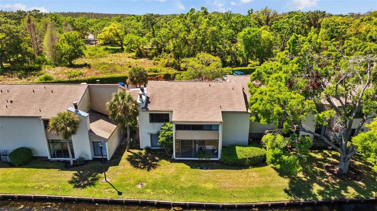 Aerial view of living room window