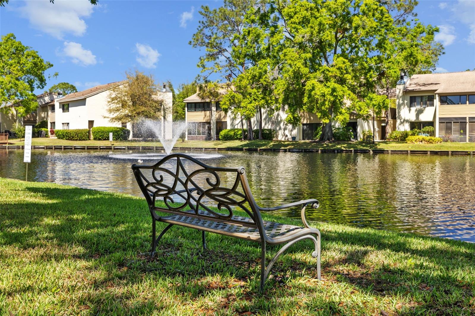 Pond chair upfront