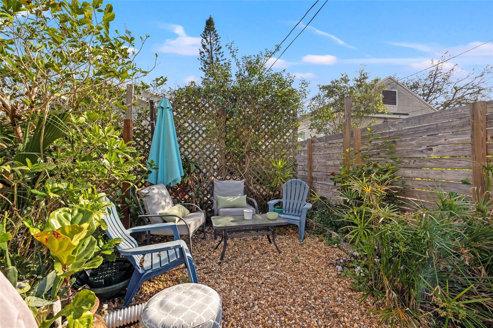 Backyard Sitting Area