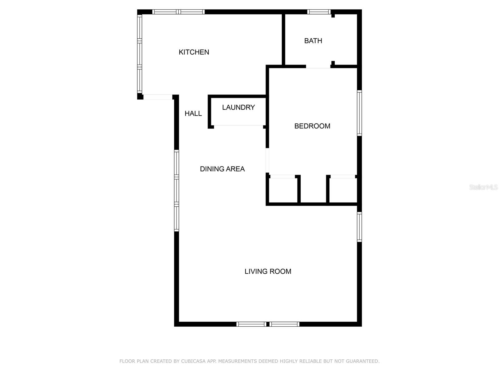 1/1 Upstairs ADU Floor Plan