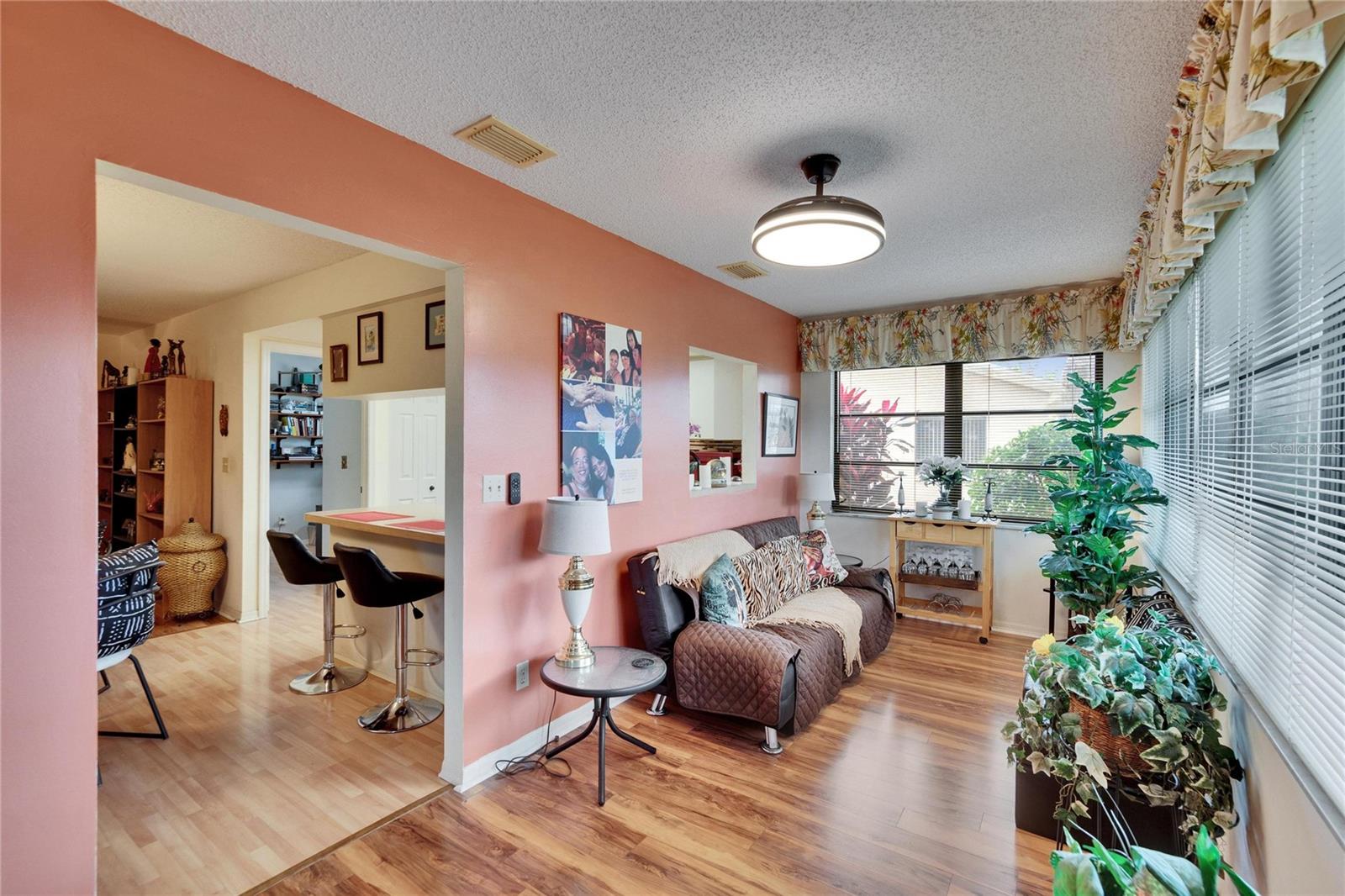 Sitting Room Overlooking Rear Lawn