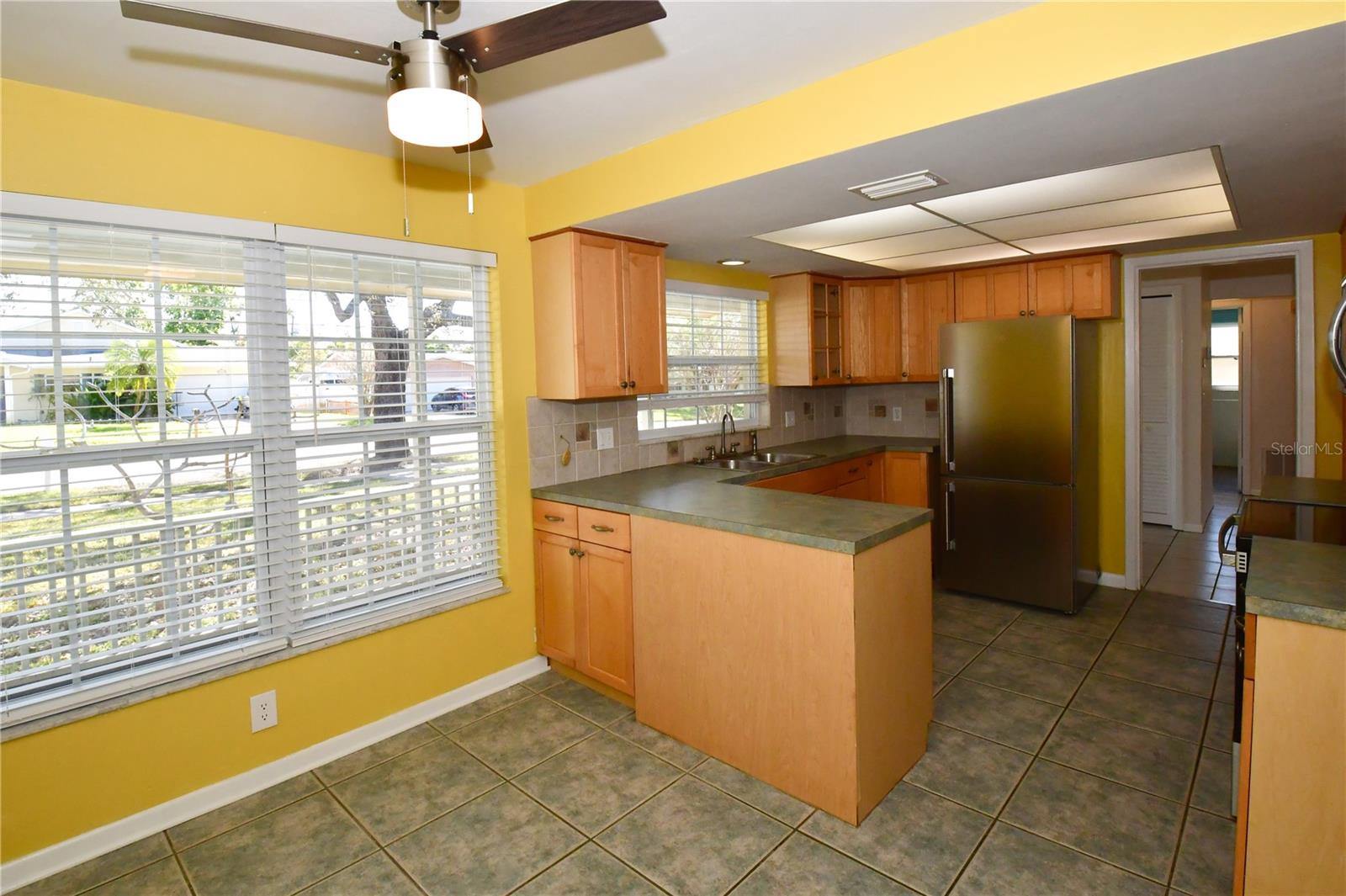 Kitchen with dining space