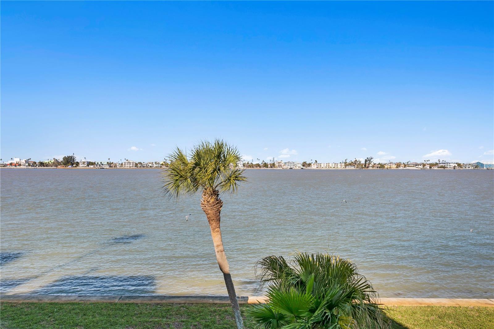 Wide open View to Passe Grille from Veranda