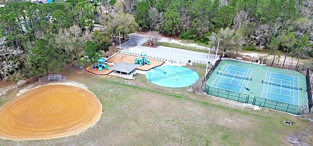 Fawn Ridge Village Playground, tennis courts, baseball field