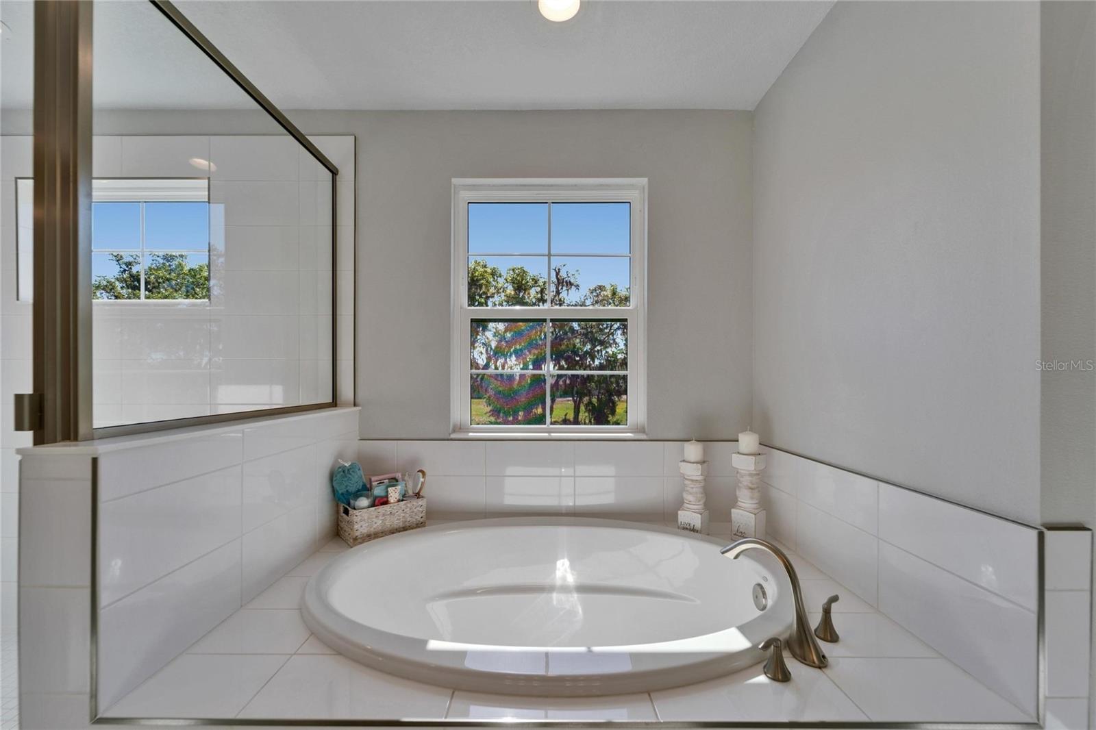 Owner's ensuite with separate tub