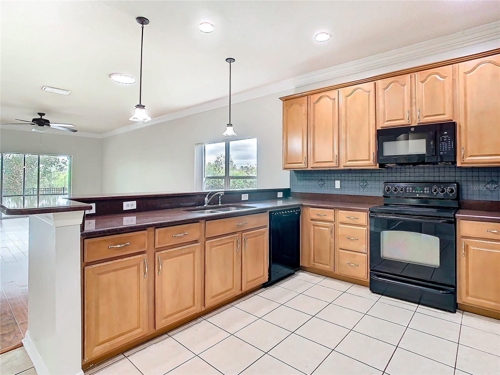 Kitchen - Dining Area - Family Room