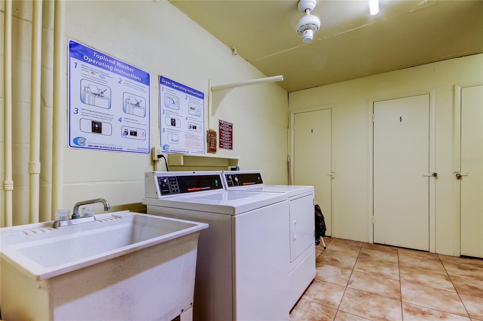 Laundry Room on each Floor with your own private Storage