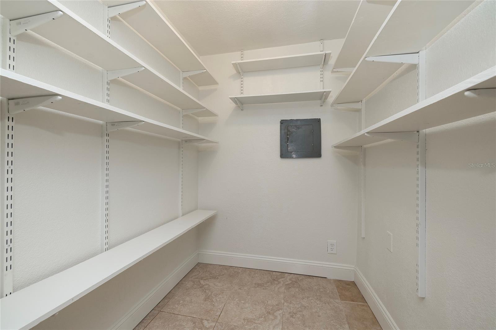 Large Pantry off the Kitchen