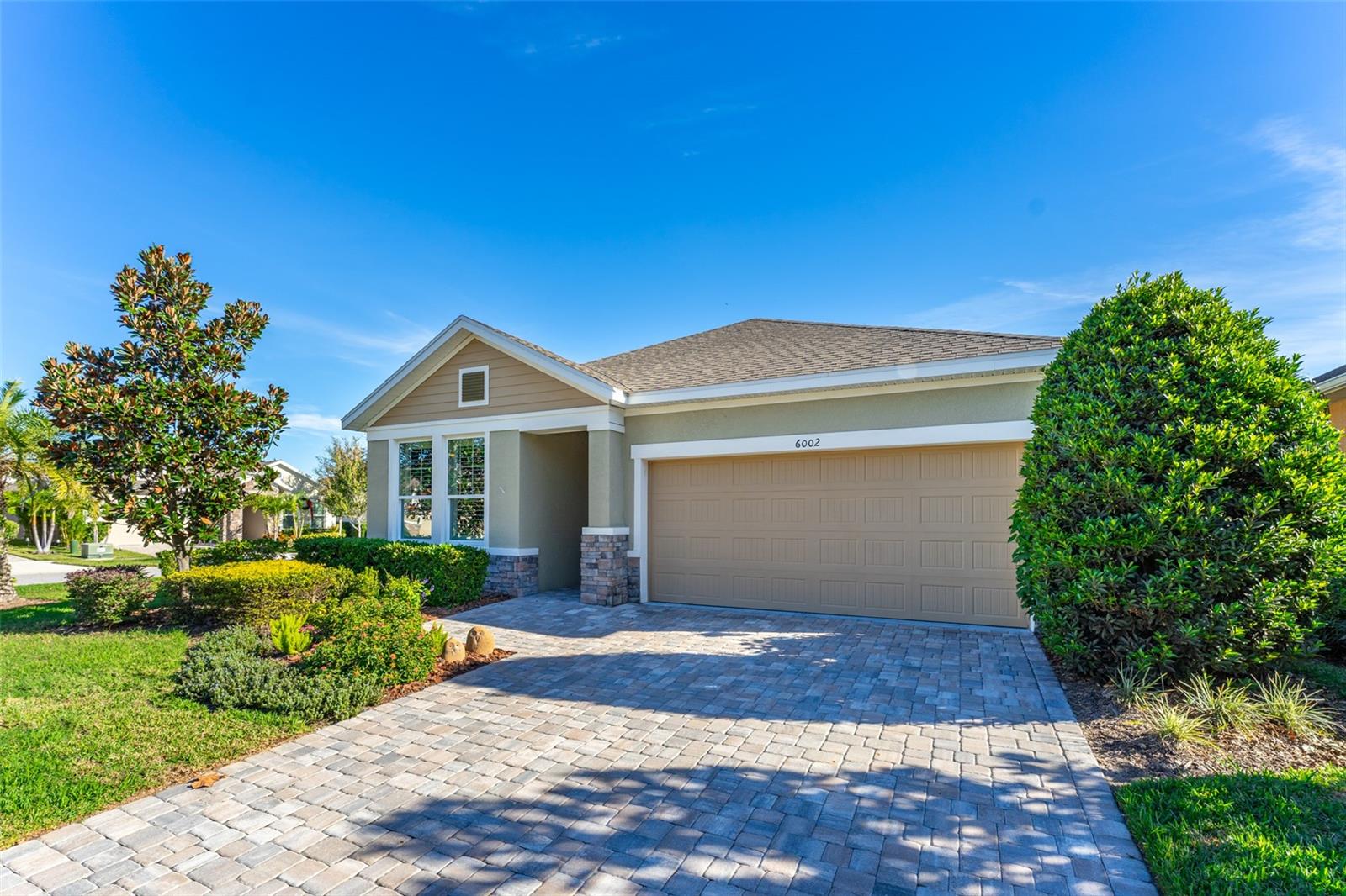 Pavered Driveway, Sidewalk & Front Porch