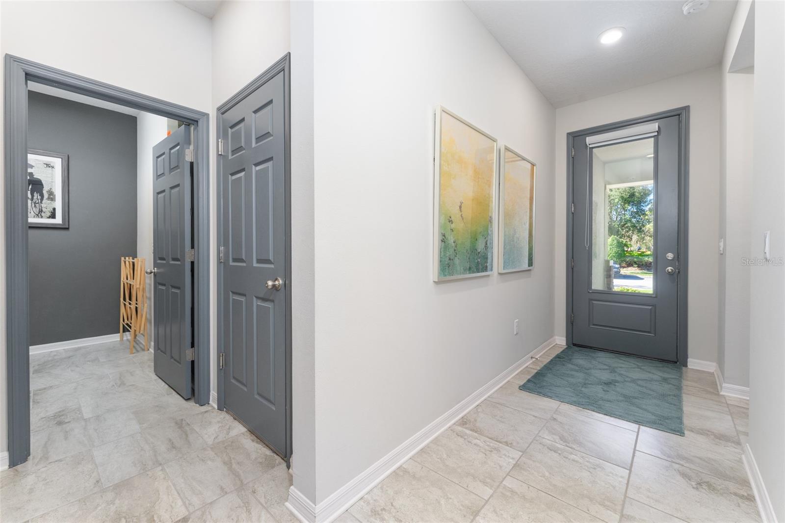 Foyer Area - Notice the Accent Painted Doors & Trim