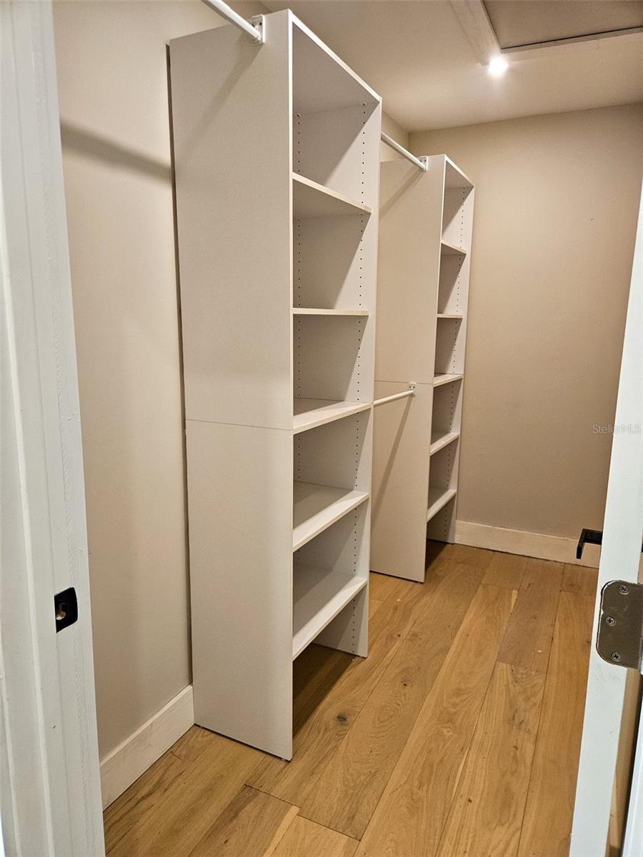 Primary Suite Walk-In Closet