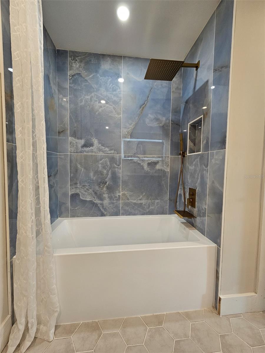 Guest Bathroom with Soaking Tub