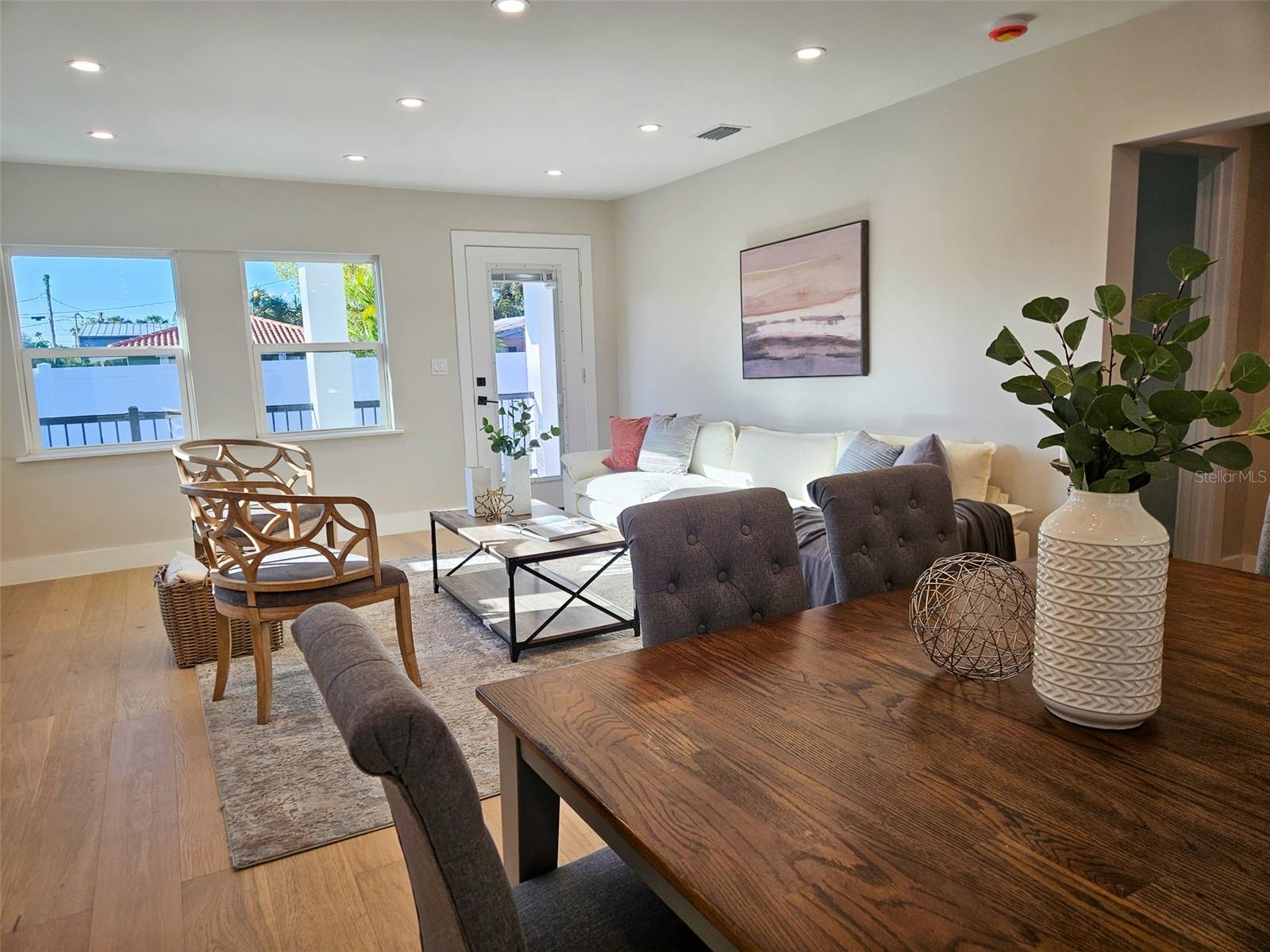 Living Room view from Dining Area