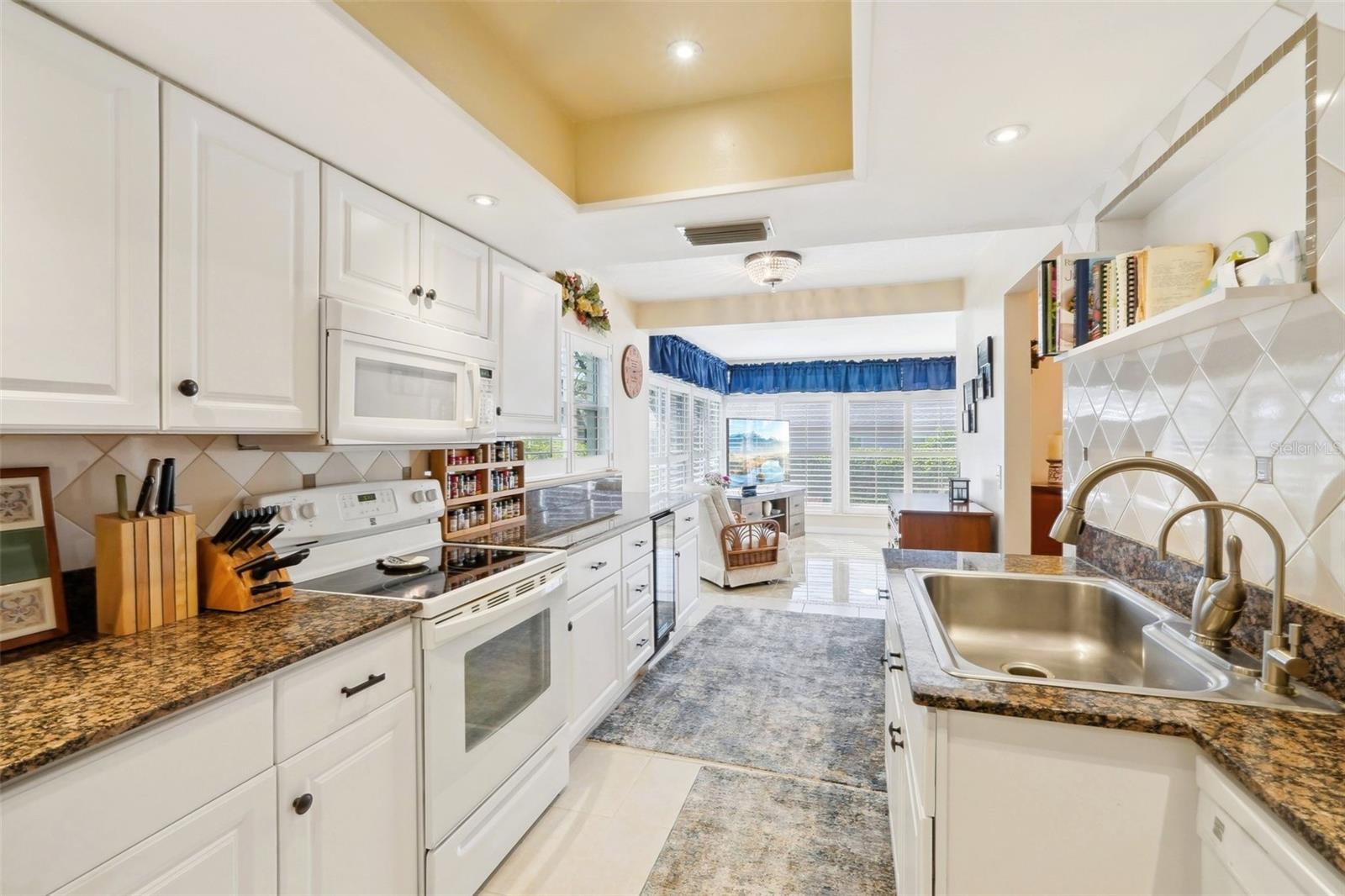 Kitchen into Family Room