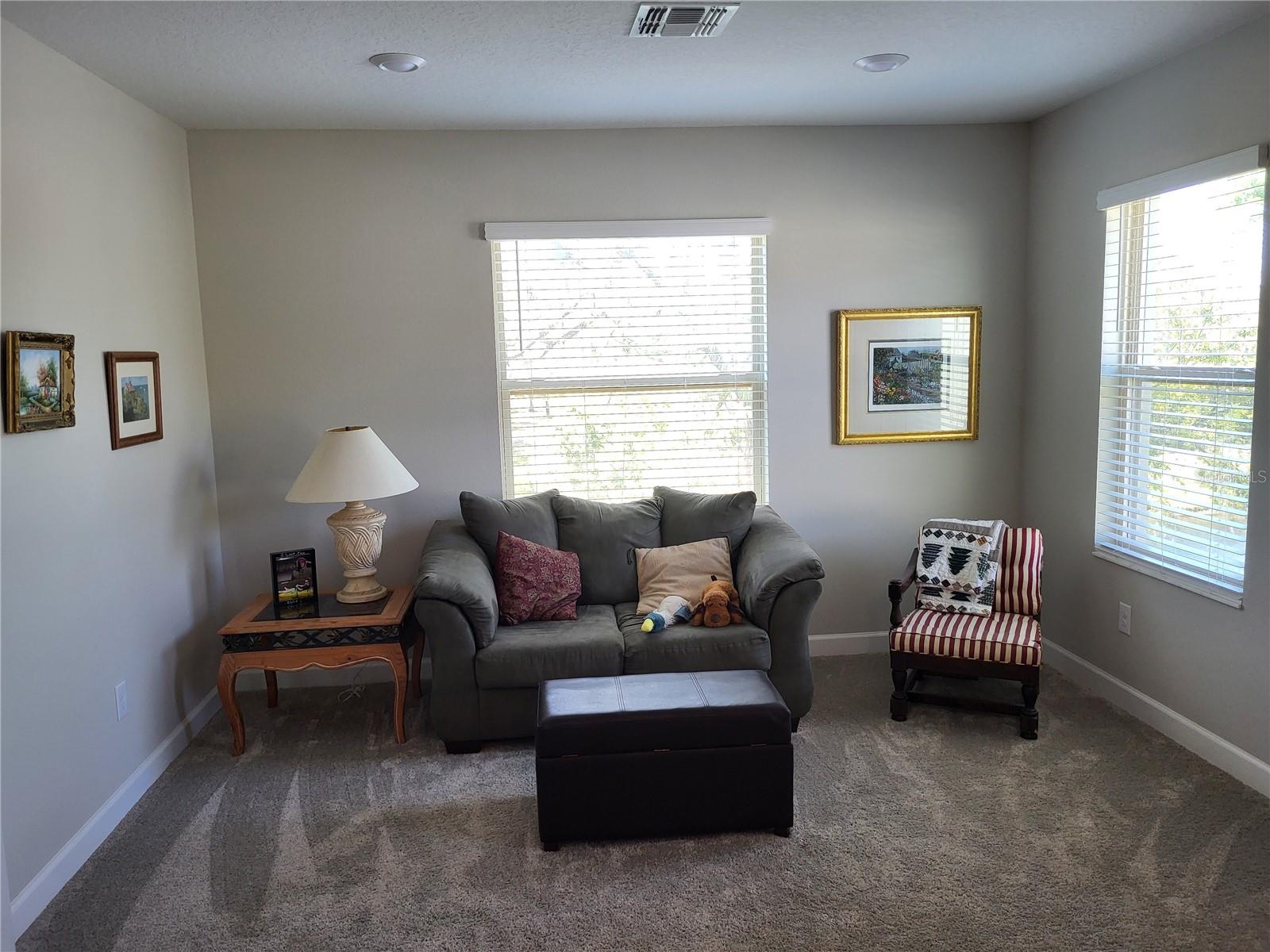 Master bedroom sitting area