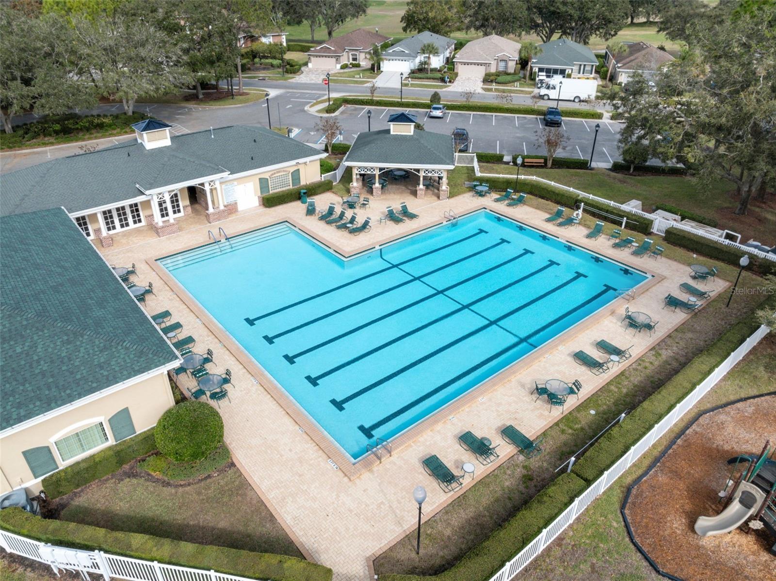 Aerial- Community Pool/Community Center