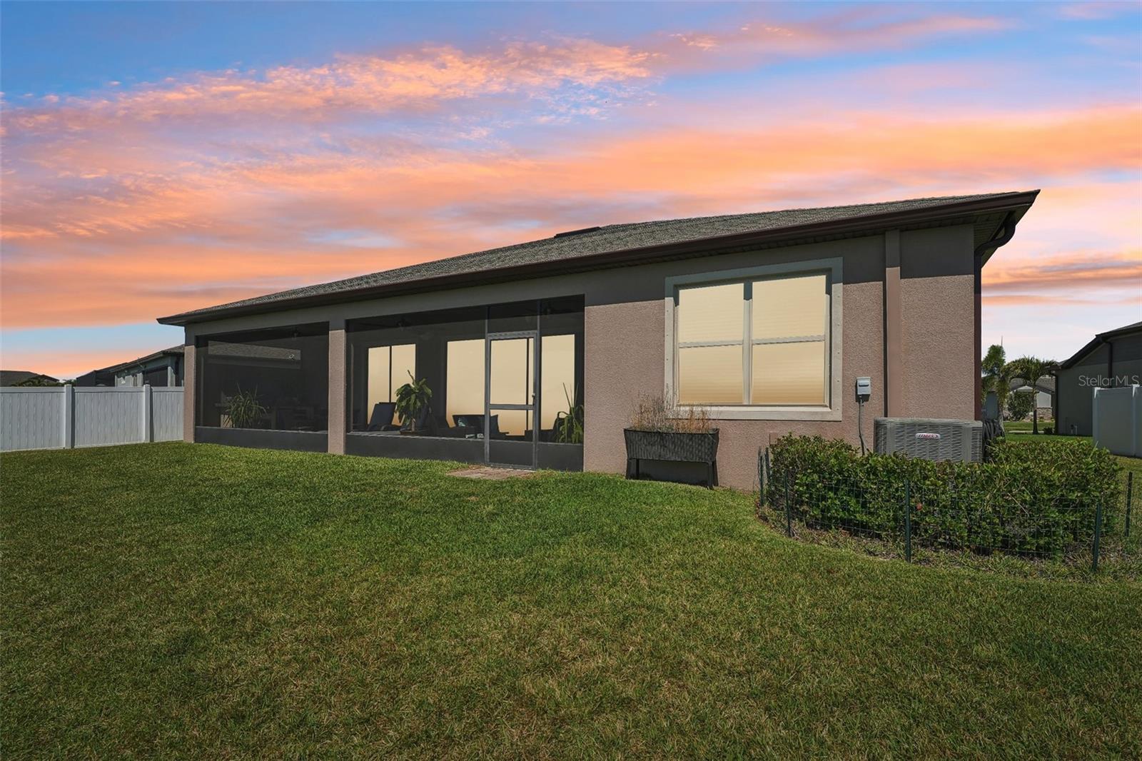 BEAUTIFUL AERIAL VIEW OF BACK YARD-PLENTY OF ROOM FOR A PRIVATE POOL!