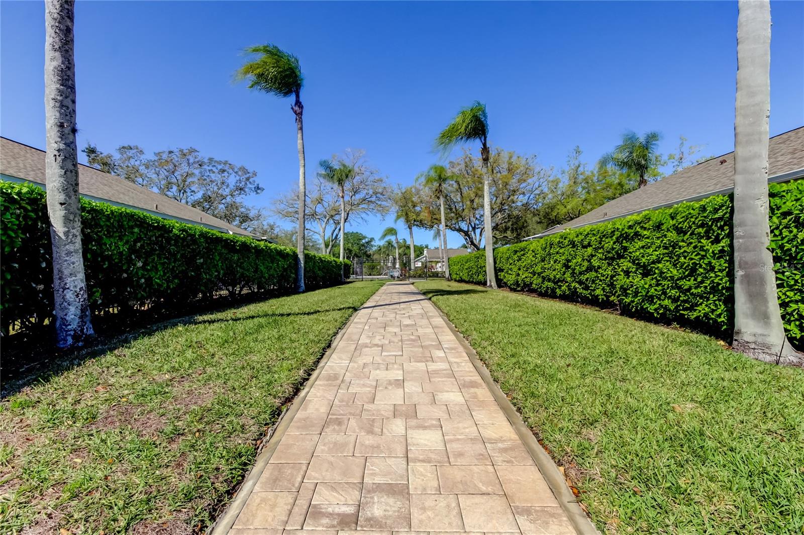 Walkway to community pool