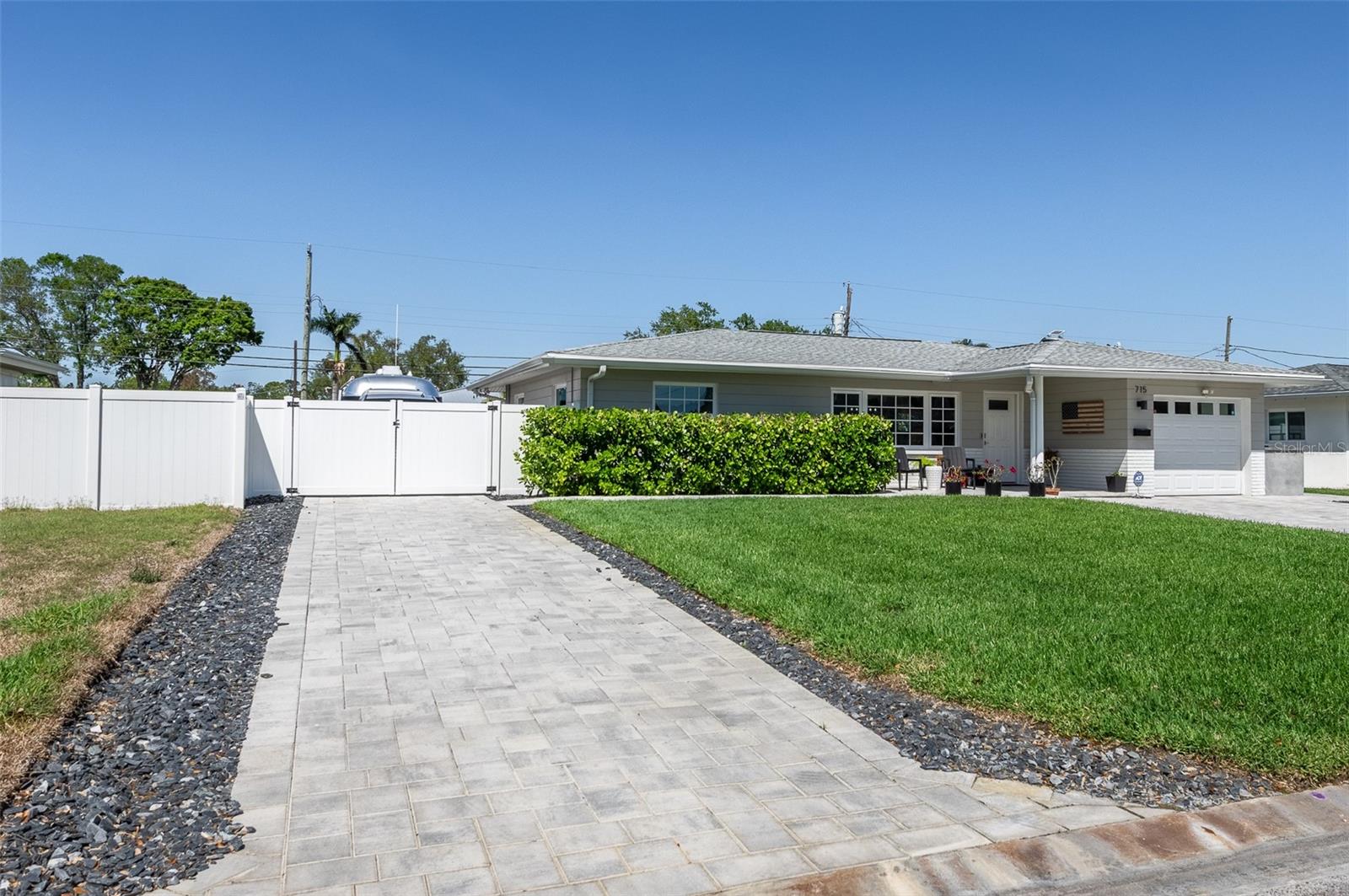 Second driveway and space for RV/boat storage