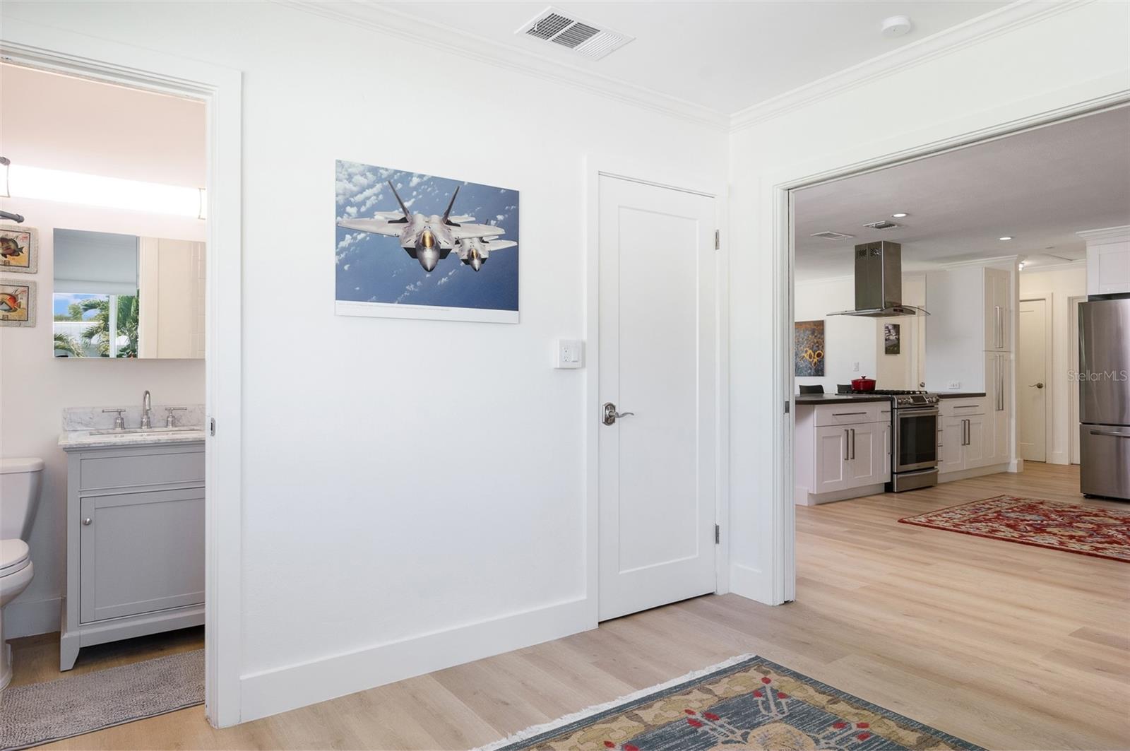 Pocket doors and en-suite bath