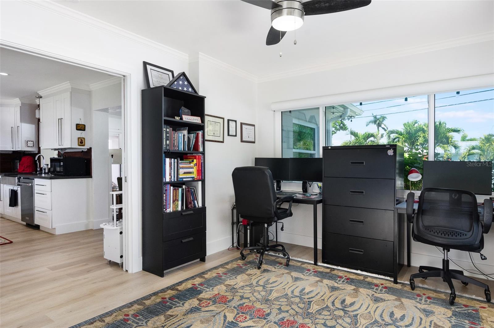 3 bedroom being used as home office