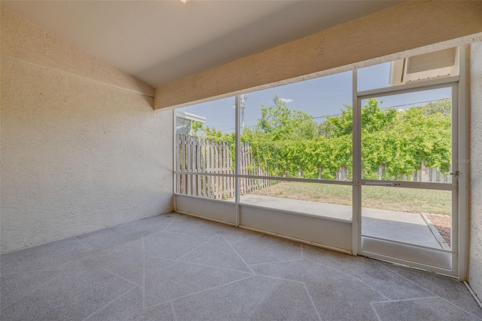 Screened porch