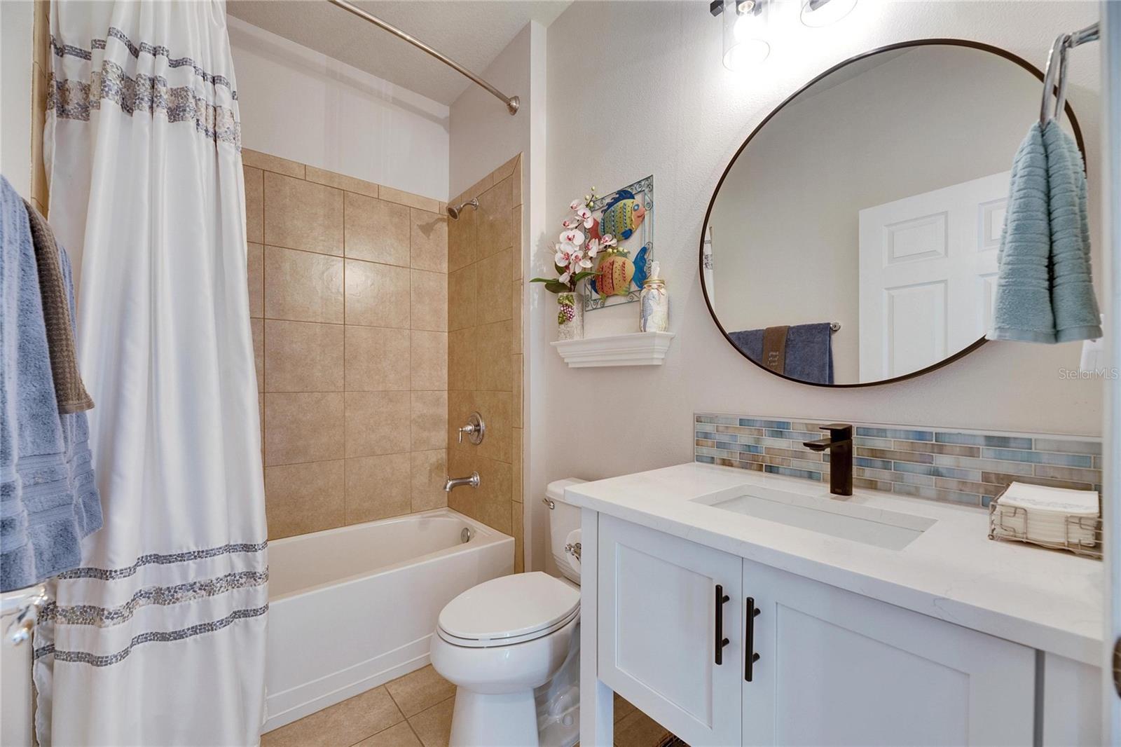 Guest bath room.