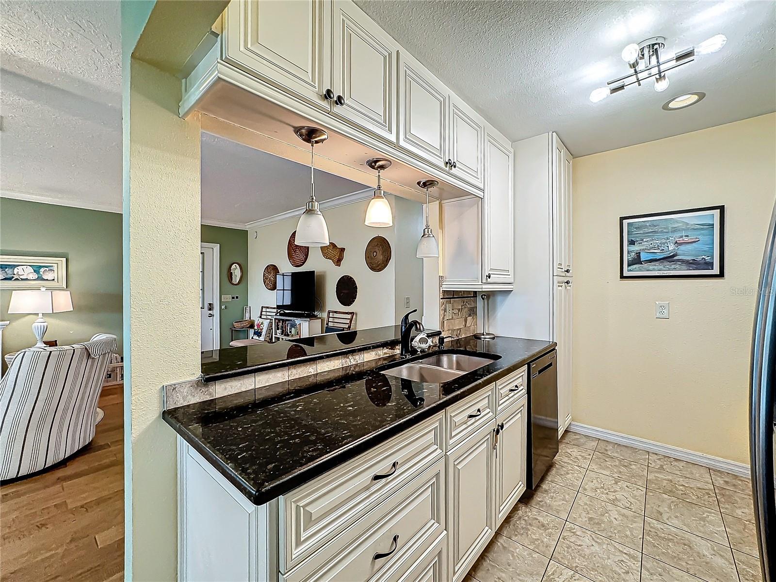 Upgraded cabinets and granite countertops