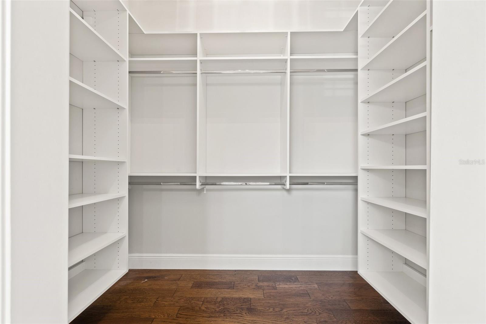 Downstairs Primary Closet