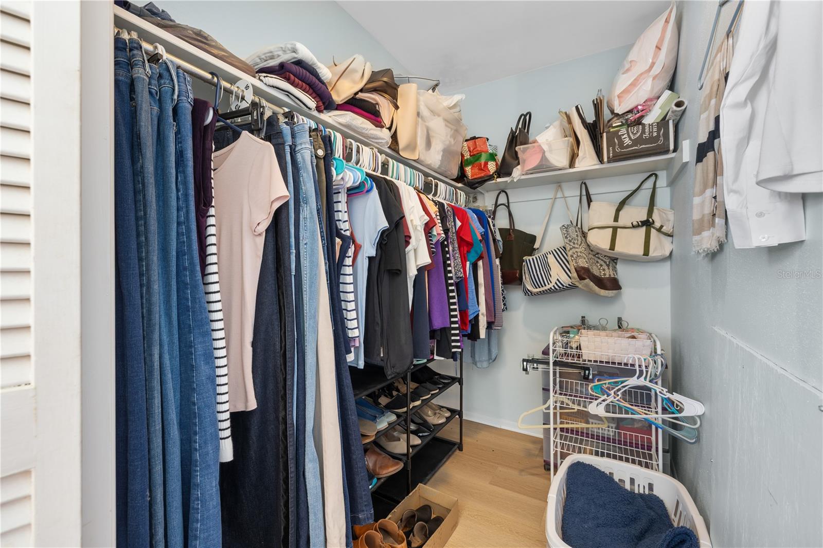 Secondary bedroom walk in closet