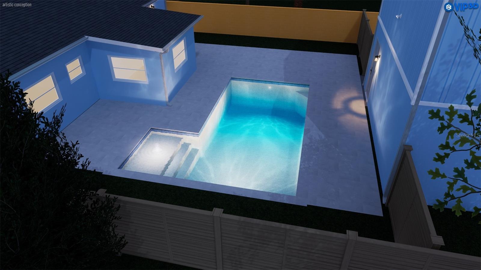 SAMPLE POOL DESIGN - SCHULTZ BUILDERS & POOLS