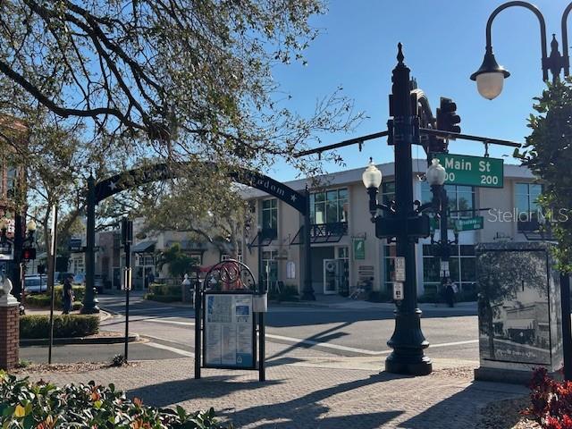 Downtown Dunedin shopping district. All local shops.