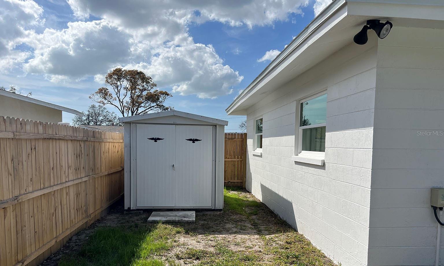 South Side Yard & Shed