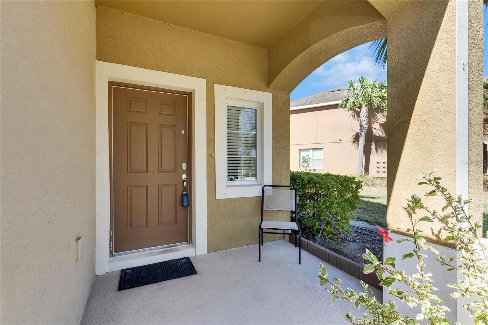 Covered front porch