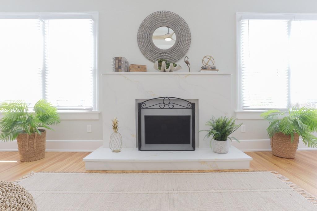 Beautiful Fireplace in Living Room