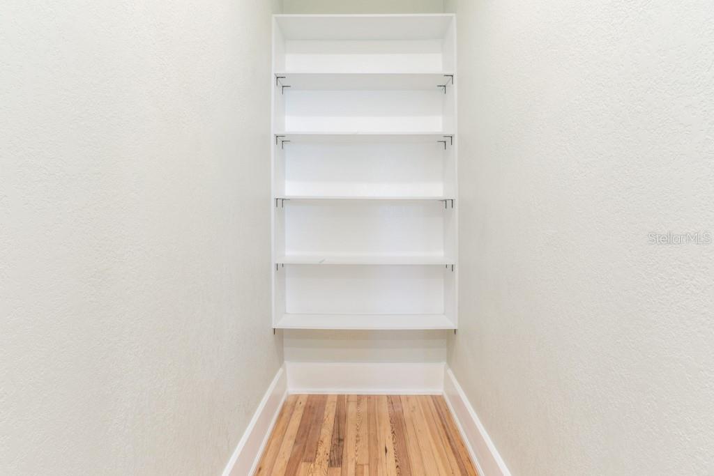 Secret access to 2nd floor "bonus" Storage in Pantry